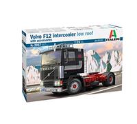 Italeri 3957 Volvo F12 Intercooler Low Roof with Accessories, échelle 1:24, Plastic Kit, Modèle en Plastique à Monter, modélisme, IT3957, Multicolore