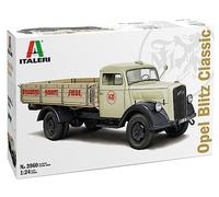 Italeri - Maquette Camion Opel Blitz Classic Italeri 3960 1/24ème Maquette Char Promo - Ref : 13944-Italeri Multicolore