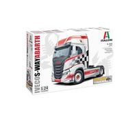 Italeri 3976 Iveco S-Way Abarth 1:24 Plastic Model Kit/Modèle en Plastique à Monter soi-même