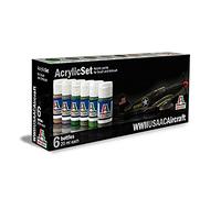 Italeri Kit peinture acrylique Avions WWII USAAC IT438AP 6 flacons