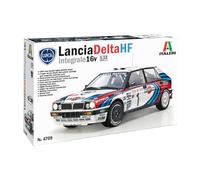 ITALERI -4709 Lancia Delta HF intégrale 16 V, échelle 1:12, Rally Montecarlo 1990, modèle en plastique à monter, multicolore, 4709