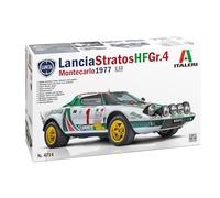 Italeri Maquette 1:12 Lancia Stratos HF Gr.4 – Kit plastique détaillé non laqué (Version Nuit)