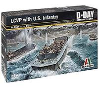 Italeri 510006524 1 : 35 Lcvp avec U.S. d'Infanterie