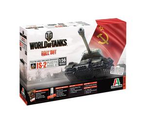 ITALERI 56506 MAQUETTE MILITAIRE CHAR WORLD OF TANKS IS-2 1/56 28MM