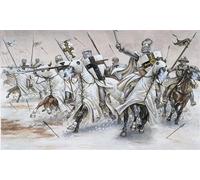 Italeri 6019 - Set De Figurines Des Chevaliers Croisés 12-13ème Siècle - Neuf