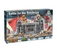 Italeri 6195 Battle For The Reichstag 1/72 : Façade Mdf 68 Cm, 64 Figurines, Fla