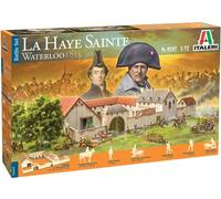 Italeri 6197S - 1:72 - Kit de bataille Waterloo La Haye Sainte - Réplique fidèle à l'original, modélisme, bricolage, loisirs, collage, kit plastique, assemblage, multicolore