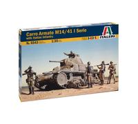 Italeri Char M14/41 + infanterie italienne / M13/40 & Bersaglieri - 1/35 G