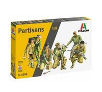 Italeri 6556S 1:35 Partisans - Réplique fidèle à l'original, modélisme, bricolage, loisirs, collage, kit de construction en plastique, assemblage de figurines