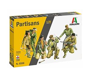Italeri 6556S 1:35 Partisans - Réplique fidèle à l'original, modélisme, bricolage, loisirs, collage, kit de construction en plastique, assemblage de figurines