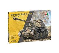 Italeri -6566 Marder III Ausf. H SD. Kfz.138, échelle 1:35, modèle Kit, modèle en plastique à monter, modélisme, couleur sable, IT6566