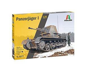Italeri 6577S Échelle 1:35 Ger Char Char Chasseur I Modélisme à Construire soi-même Loisirs créatifs Collage Kit de Construction en Plastique Multicolore