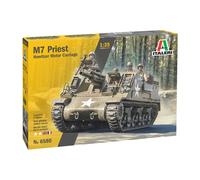 Italeri 6580S 1:35 US M-7 Priest Howitzer Self-Prop, Construction, Standing Mode