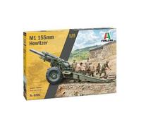 Italeri 6581 M1 155mm Obusier Avec Équipage Plastique Collectible 1:72 Neuf