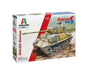 Italeri 6586S 1:35 US M4A3E8 Sherman Korea Guerre - Réplique fidèle à l'original, modélisme, Bricolage, Loisirs, Collage, kit de Construction en Plastique, Assemblage