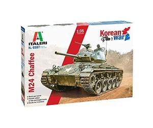 Italeri 6587 M-24 Chaffe Korean War, échelle 1:35, Plastique Model Kit, modèle en Plastique à Monter, modélisme, Moyens Militaires
