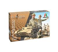 Italeri -6593 Pcs Kpfw IV F1/F2/G El Alamein, Échelle 1:35, Modèle Kit, Modèle en Plastique à Monter, Modélisme, Multicolore, IT6593