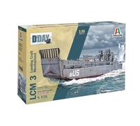 Italeri – Kit de modélisme 6755 LCM 3 (Landing Craft mechanized) 1:35 – Kit militaire en plastique