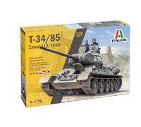 Italeri 6758 T34/85 Zavod 112, échelle 1:35, plastique Model Kit/Modèle en plastique à monter