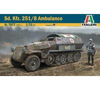 Italeri 7077 Sd.kfz 251/8 Ambulance 1:72 Echelle Modèle Plastique Kit - T48