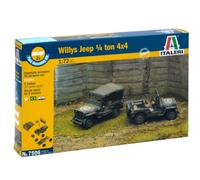 Italeri 7506 Willys Jeep 1/4 Ton 4X4 1/72 Echelle Kit Plastique T48 LB Après
