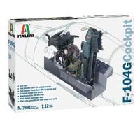 ITALERI Cockpit F-104G Starfighter - échelle 1/12 - ITALERI 2991