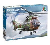 Italeri Maquette hélicoptère AS332 Super Puma échelle 1/72 – Plastique – 3 décos – IT91096