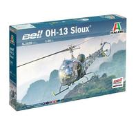 Maquette Hélicoptère : Oh-13 Sioux-Maquettes Italeri