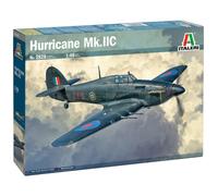Italeri 2828 1:48 Hurricane MK.II C - modélisme, Kit, Modèle de Sol, Hobby, Colle, Kit Plastique, détaillé, Gris