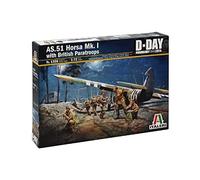 Italeri Kit maquette AS.51 Horsa Mk.I 1:72 avec parachutistes britanniques IT1356
