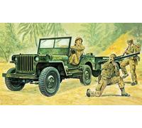 Italeri Maquette Jeep Willys I314 – Chars d'assaut, Échelle 1:35