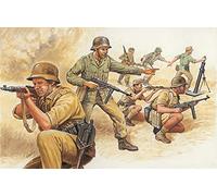 Italeri Maquette de figurines I6076 – Soldats Afrika Korps – Échelle 1:72 – 50 pièces