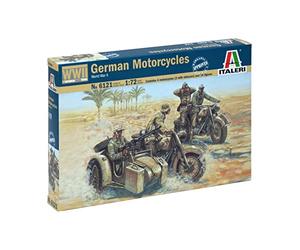 Italeri - I6121 - Maquette - Chars d'assaut - Motos Allemandes - Echelle 1:72