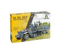 Italeri Maquette Sd.Kfz. 10/4 avec Flak 30 et équipage - Échelle 1:35