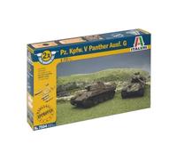 Italeri Maquette Chars d'assaut Panther Ausf G I7504 – Échelle 1:72