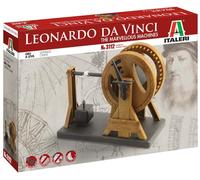 Leonardo De Vinci Leverage Crane - Crane À Levier Plastique Kit Model Italeri