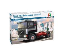 ITALERI 3957 Volvo F12 Intercooler Low Roof with Accessories, échelle 1:24, Plastic Kit, Modèle en Plastique à Monter, modélisme, IT3957, Multicolore