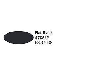 Italeri IT4768AP Couleur acrylique, noir mat, 20 ml