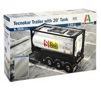 Italeri 3929 Tecnokar Trailer w/ 20ft Tank Maquette de camion 1:24