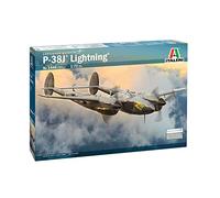 Italeri- Italie 1:72 US P-38J Lightning, modélisme, Bricolage, Loisirs, Collage, kit de Construction en Plastique, détaillés, 1446S