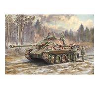 Italeri Maquette plastique Jagdpanther Sd.Kfz.173 avec équipage d'hiver