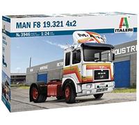1:24 Italeri Mann F 8 18.321.2Axle Camion Tractor Kit IT3946 Modellino