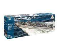 Maquette Bateau Schnellboot S-26 / S-38 - Italeri - 1:35 - Ref : 14383-Italeri Multicolore