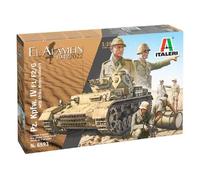 ITALERI - Maquette Char Pz.kpfw.iv F1/f2/g With Afrika Korps Infantry |italeri|6593| 1:35 Maquette Char Promo - Ref : 13113