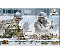 ITALERI - Maquette Diorama Bastogne Siege 80 Years - Battle Set |italeri|6186| 1:72 Maquette Char Promo