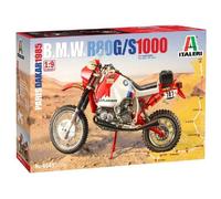 ITALERI - Maquette Moto B.m.w. R80 G/s 1000 Paris Dakar 1985 |italeri|4641| 1:9 Maquette Char Promo - Ref : 11170