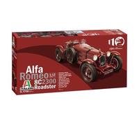 ITALERI- Alfa Romeo 1:12 8C/2300 1931-33 Modélisme, Autonome, Bricolage, Loisirs, Collage, kit de Construction en Plastique, 4708S, Rouge