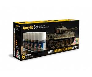 Italeri Mezzi Militari: Wwii Military German Army 6 Boccette Incluse Kit IT433 M