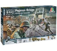 Italeri Maquette Pegasus Bridge 6194S 1/72 - Set complet D-Day 75ᵉ, pont laser, paras