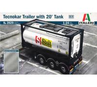 Italeri Tecnokar 20' Tank Trailer Kit '1:24 IT3929 Modellino